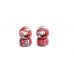 Колеса для фингерборда с подшипниками Just Skate Swirl Red