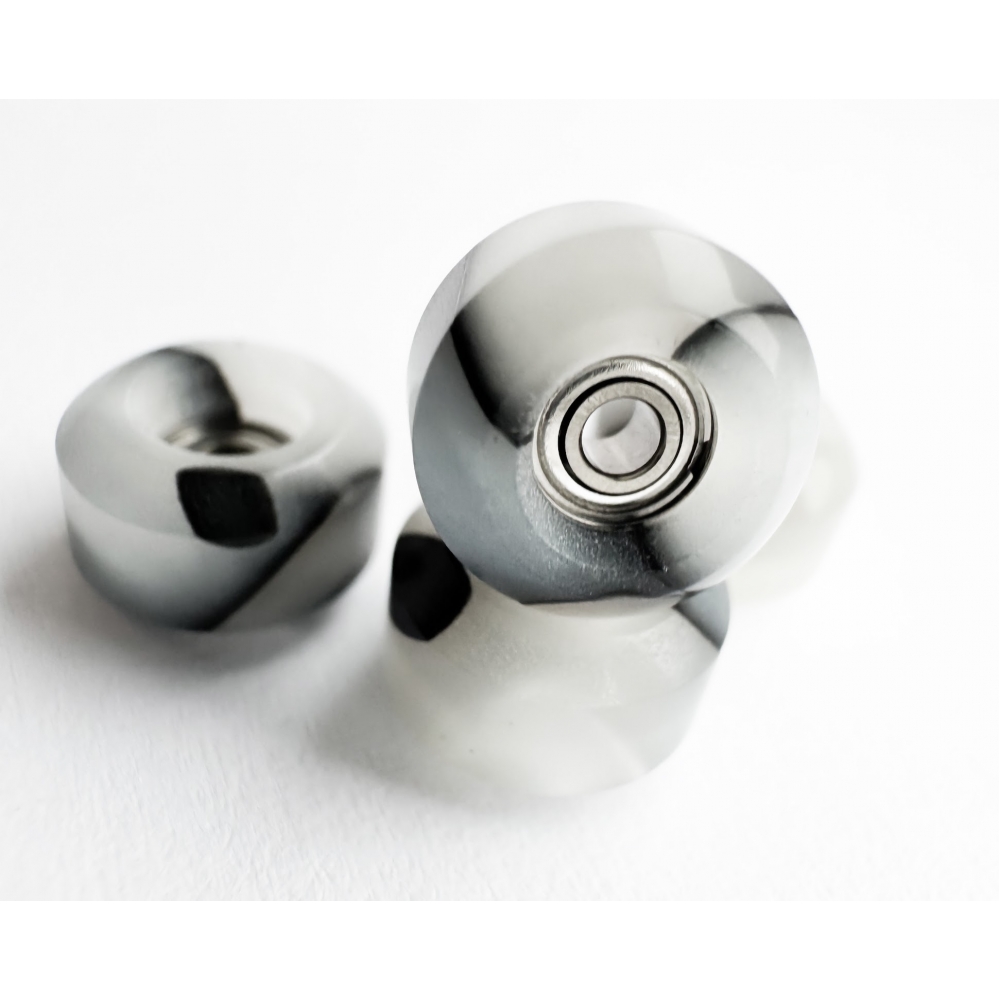 Колеса для фингерборда Just Skate Premium 80D ABEC 7 White Swirl