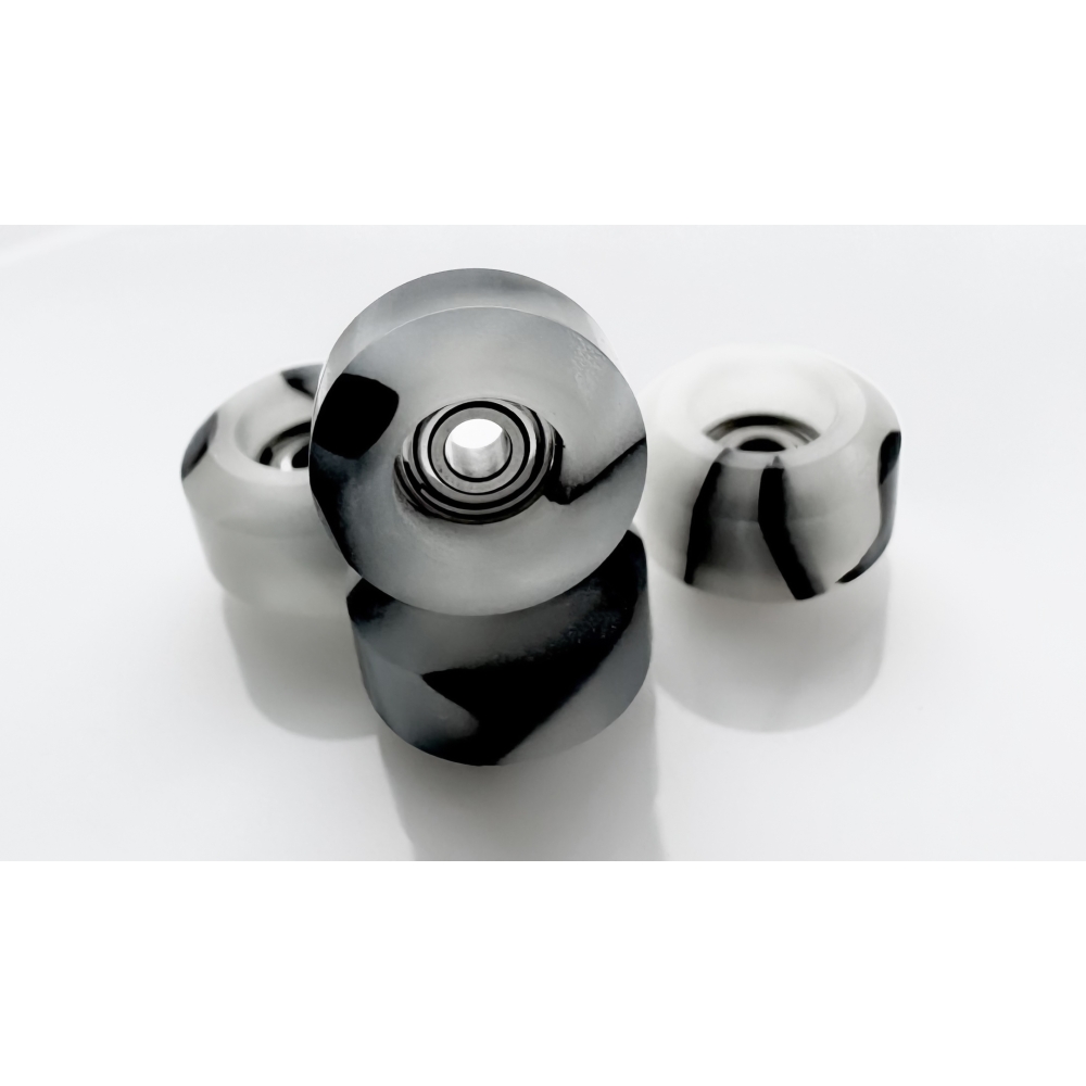 Колеса для фингерборда Just Skate Premium 80D ABEC 7 White Swirl