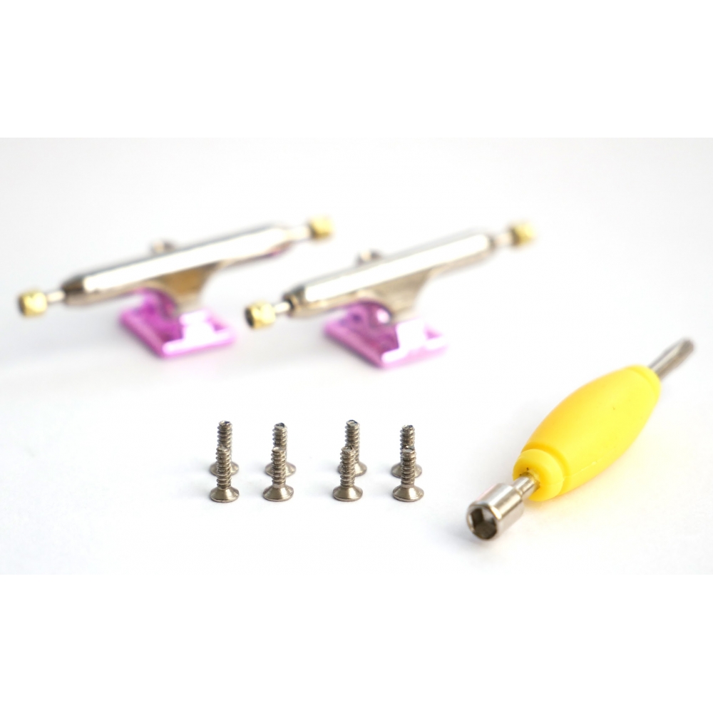 Подвески для фингерборда Just Skate FB Premium PRO Truck Revers Kingpin Pink 34 мм
