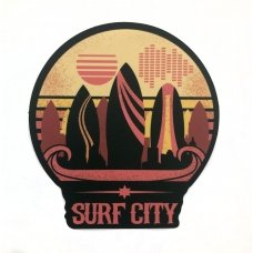 Стікер наклейка Surf City