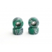 Колеса для фингерборда с подшипниками Just Skate Swirl Green