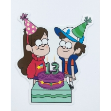 Стікер наклейка Gravity Falls Birthday