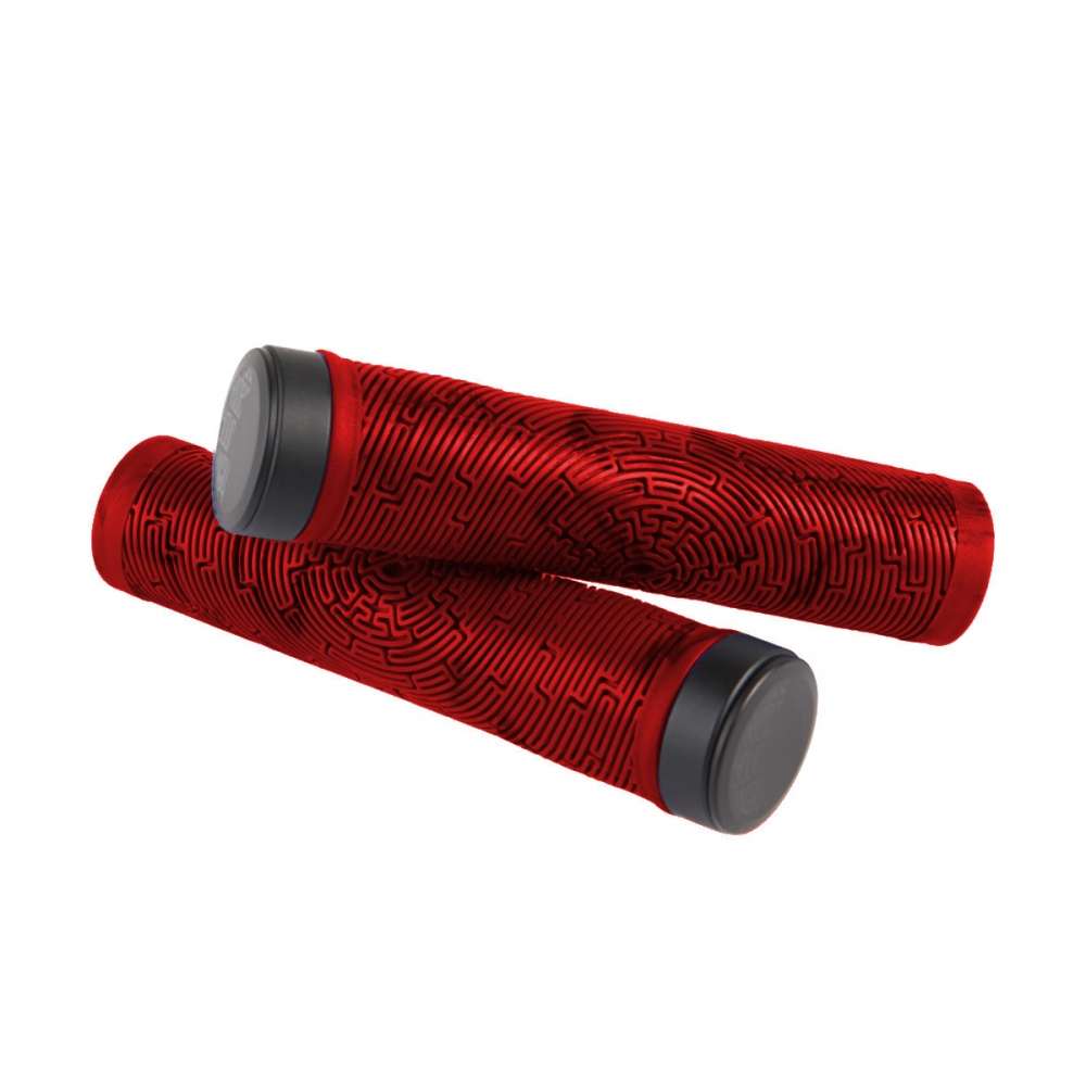 Грипсы Dartmoor Maze 137mm, red devil/black