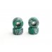 Колеса для фінгерборда з підшипниками Just Skate Swirl Green