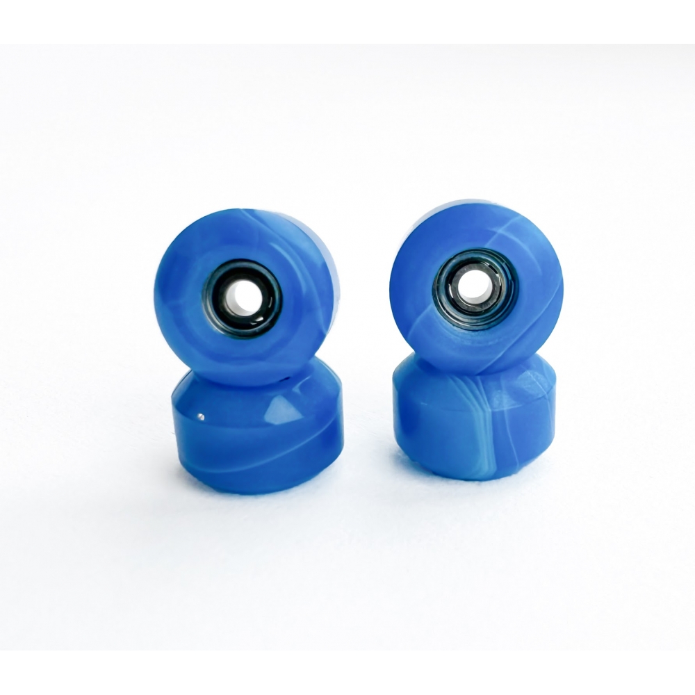 Колеса для фінгерборду Just Skate Premium 80D ABEC 7 Blue Swirl