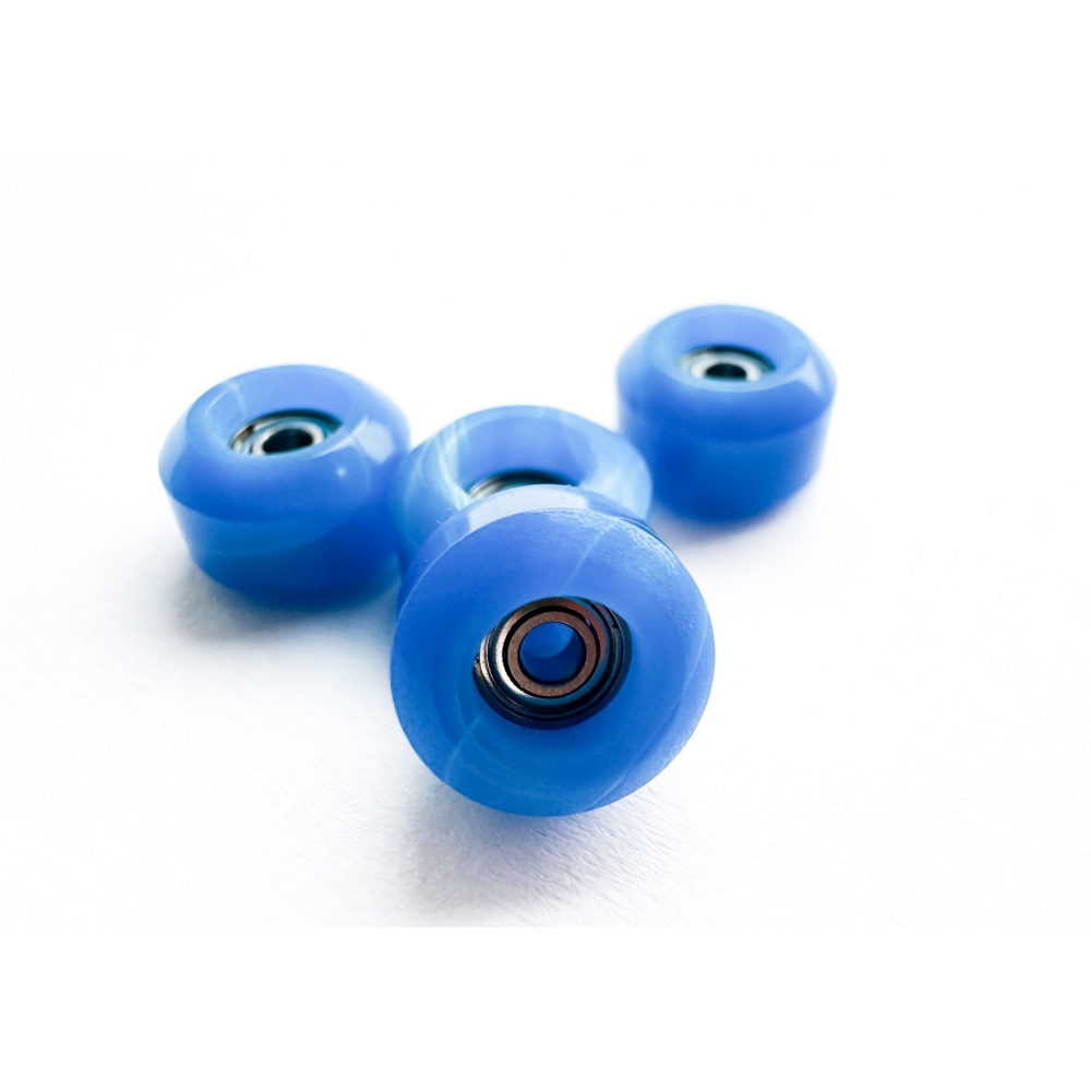 Колеса для фінгерборду Just Skate Premium 80D ABEC 7 Blue Swirl