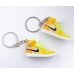 Міні взуття, Фінгер шузи, брелок Nike AIR Jordan 23 Yellow + коробка Color