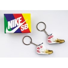 Міні взуття, Фінгер шузи, брелок Nike AIR Jordan Stripe Stars Gold 23 з коробкою Color