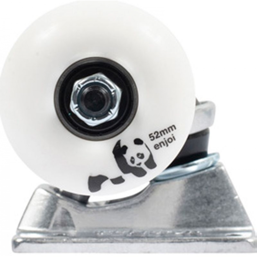 Подвески з колесами для скейта ENJOI PANDA TRUCK & WHEEL COMBO Raw 5.25