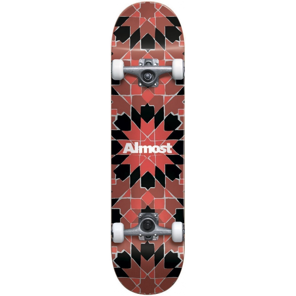 Скейт Компліт ALMOST TILE PATTERN FP Red 7.75