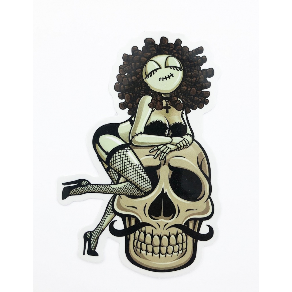 Стікер наклейка Skull Girl
