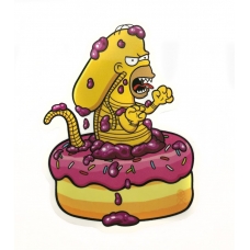 Стікер наклейка Homer Alien