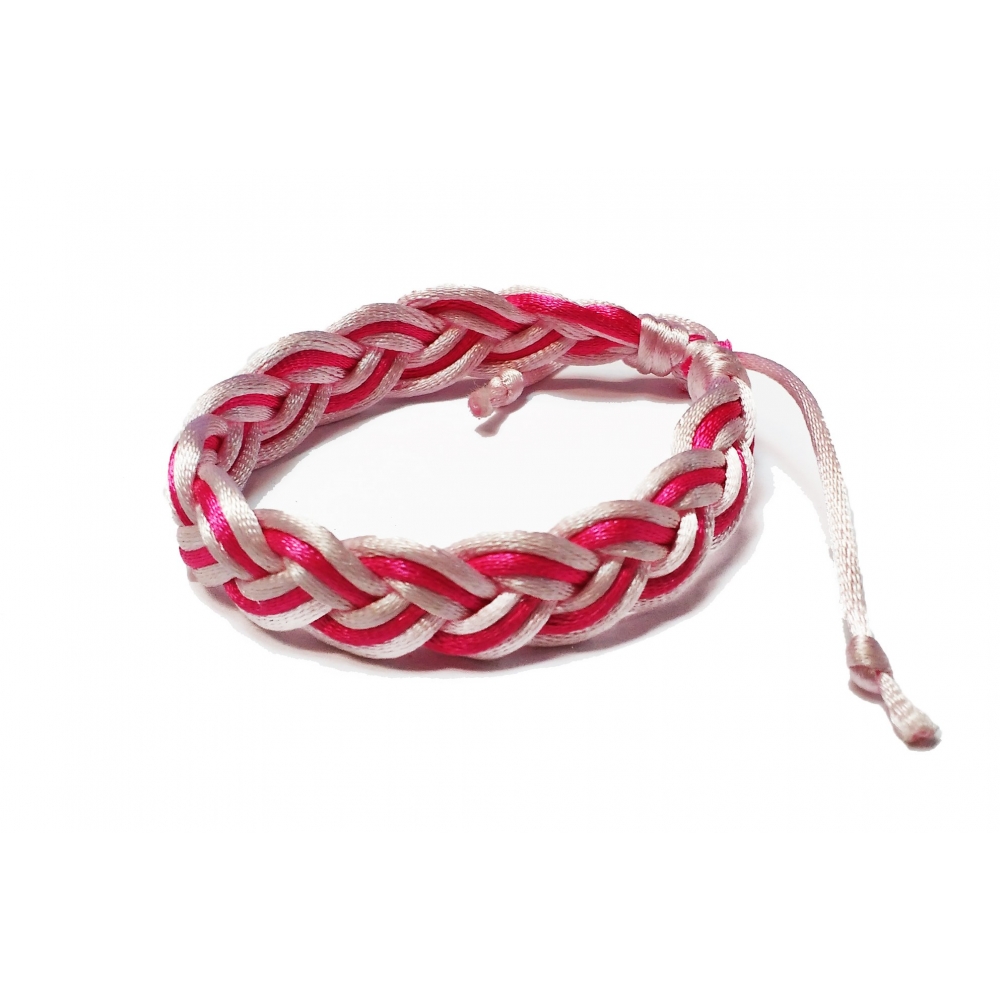 Браслет Braid Pink