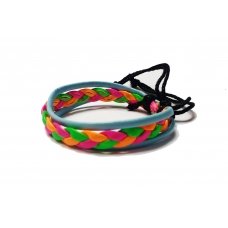 Браслет екошкіра Color Braid Blue
