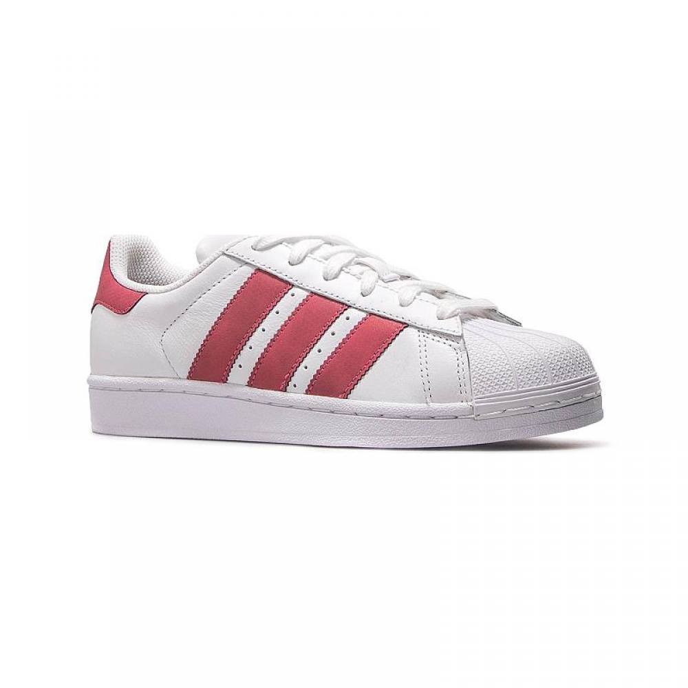 Кроссовки Adidas Superstar J wht/pnk
