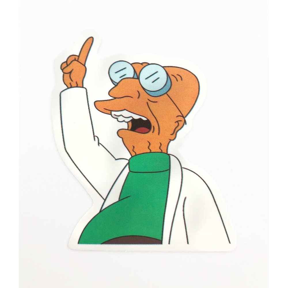 Стикер наклейка Futurama Farnsworth