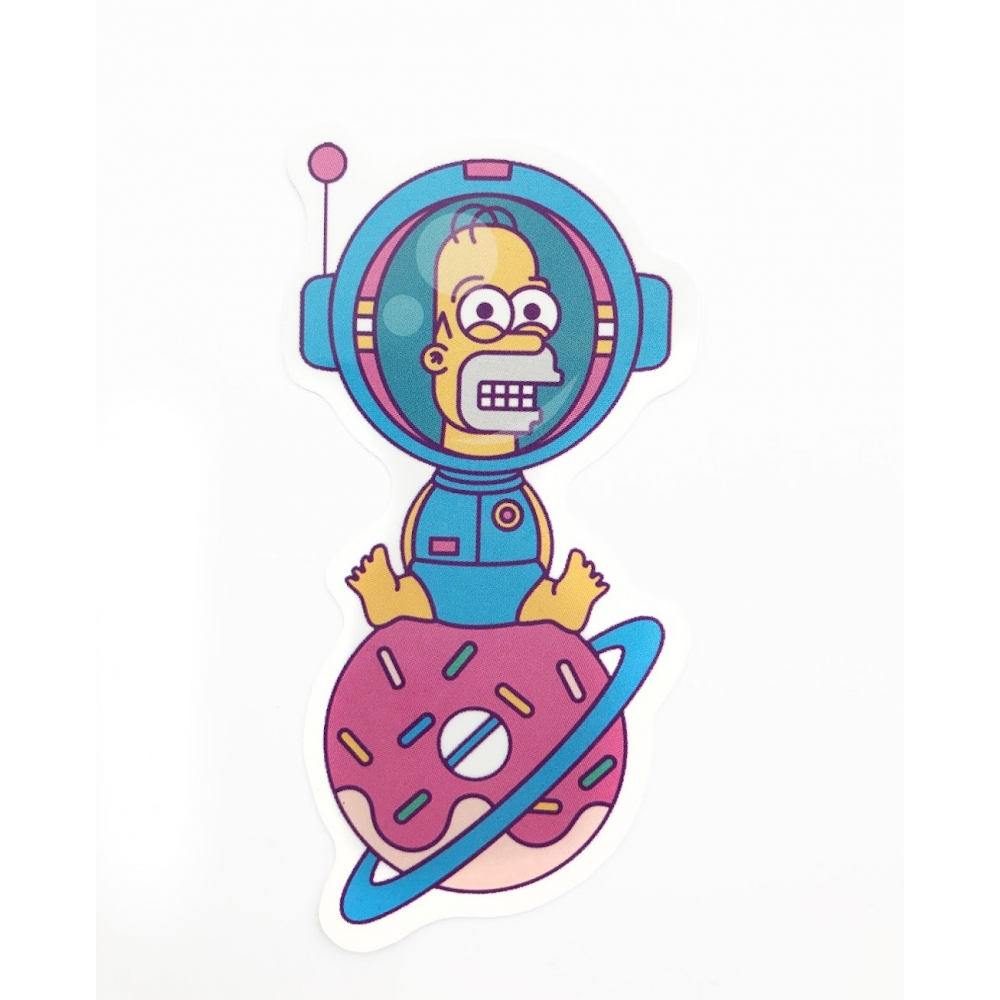 Стікер наклейка Homer Planet