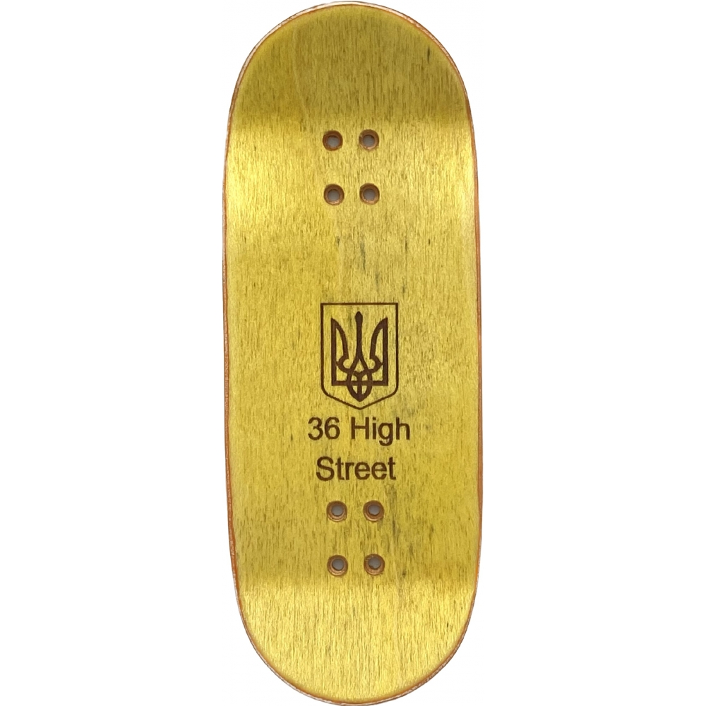 Дека для фінгерборда Workers FB Logo Yel High Street 36 mm